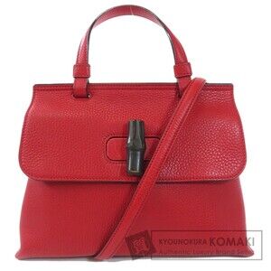 Gucci Bamboo Daily Handbag Leather